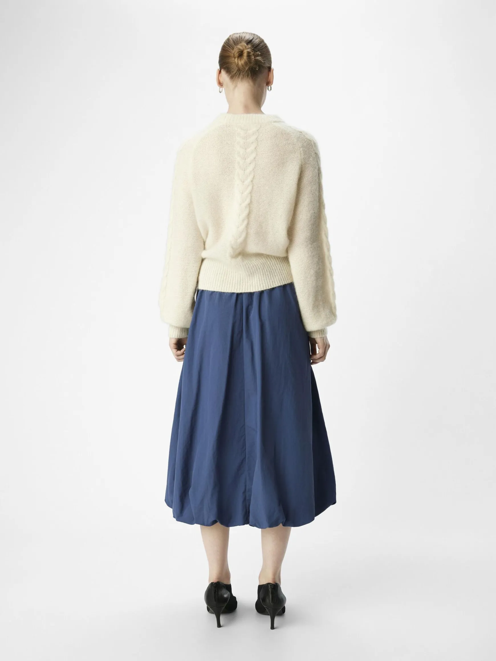 OBJECT Kjolar*BALLONG MIDIKJOL Dark Denim