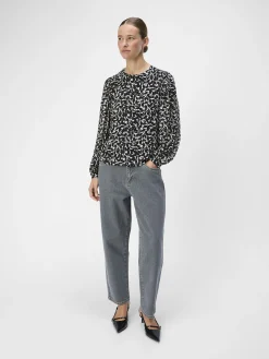 OBJECT Toppar*BALLONGÄRMAR BLUS Sandshell