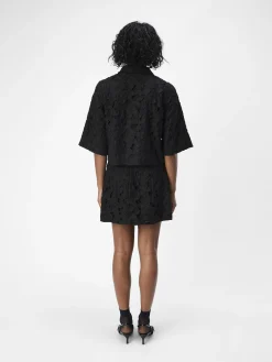 OBJECT Skjortor|Toppar*BRODERIE ANGLAISE SKJORTA Black
