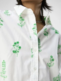 OBJECT Skjortor|Toppar*BRODYRPRYDD SKJORTA White
