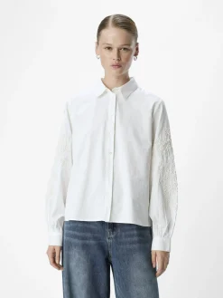 OBJECT Skjortor|Toppar*BRODYRPRYDD SKJORTA White