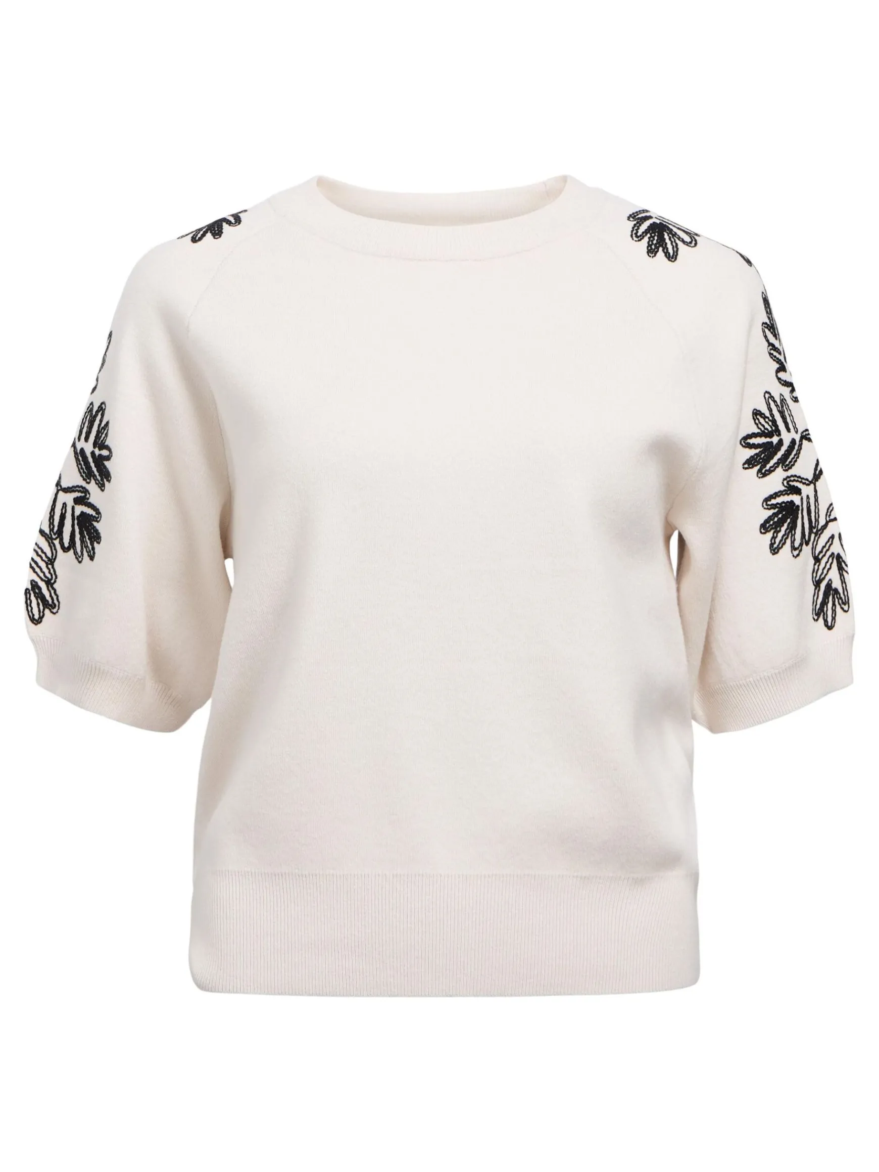 OBJECT Stickat*BRODYRPRYDD STICKAD TOPP White Sand