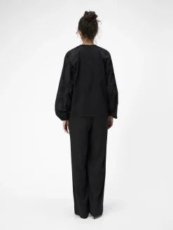 OBJECT Skjortor|Toppar*BRODYRPRYDD TOPP Black