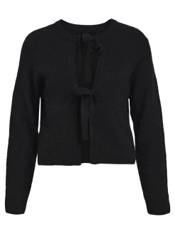 OBJECT Cardigans*CROPPAD ULLBLANDNING KOFTA Black