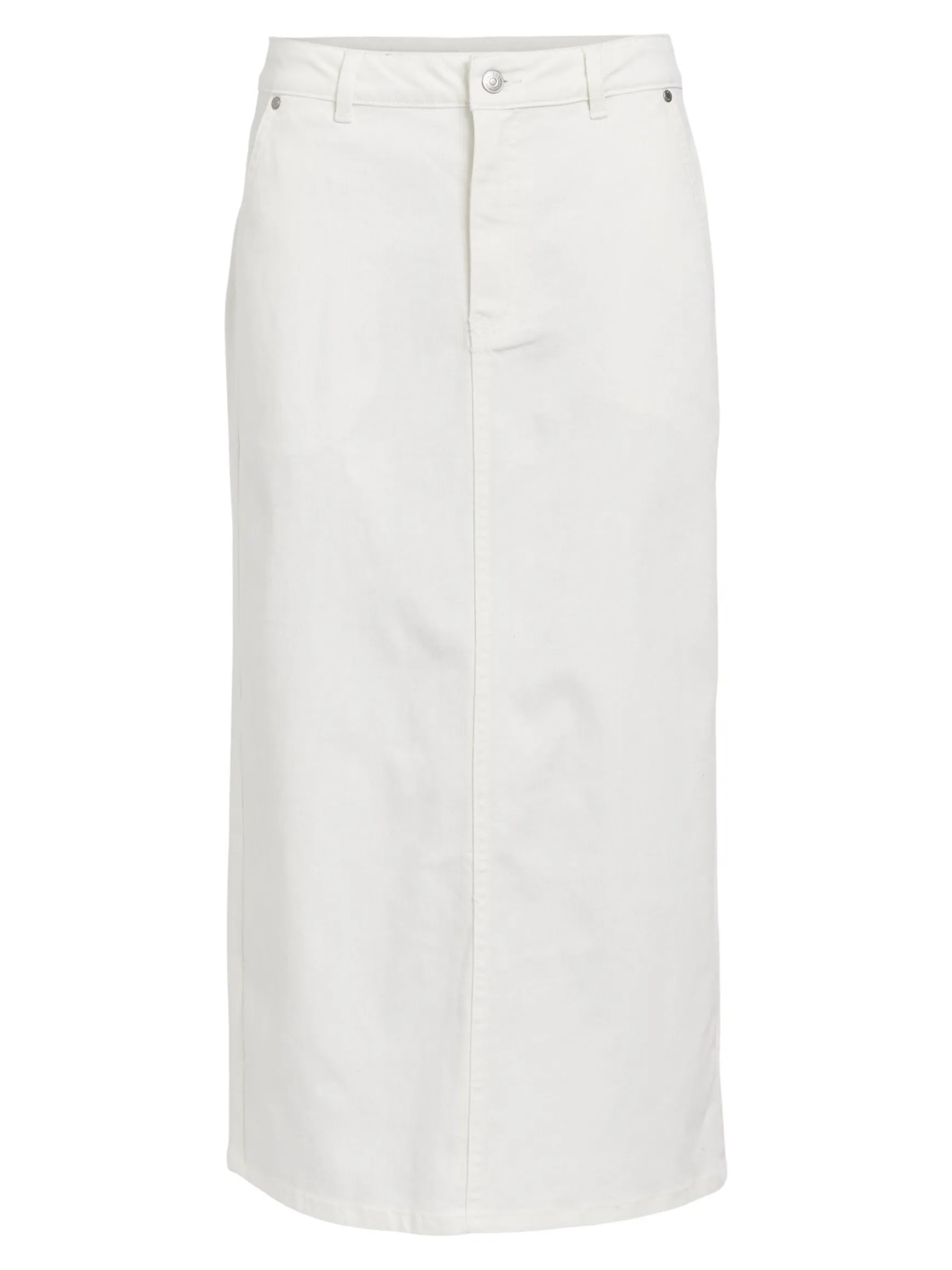 OBJECT Basic|Kjolar*DENIM MAXIKJOL Cloud Dancer