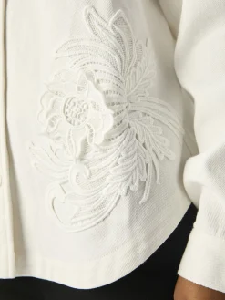 OBJECT Skjortor|Toppar*DETALJERAD SKJORTA White Sand