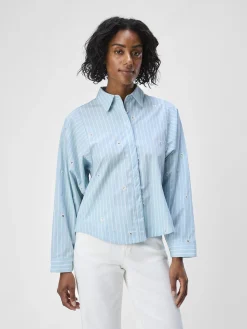 OBJECT Skjortor|Toppar*DETALJERAD SKJORTA Airy Blue