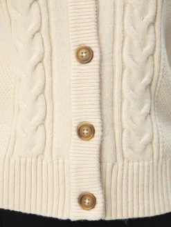 OBJECT Cardigans*FLÄTSTICKAD KOFTA Sandshell