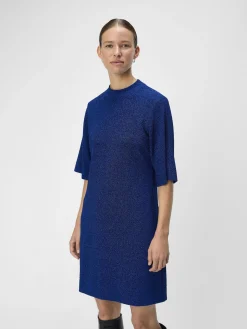 OBJECT Klänningar*GLITTRIG KORT KLÄNNING Lapis Blue