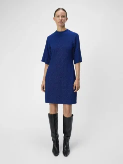 OBJECT Klänningar*GLITTRIG KORT KLÄNNING Lapis Blue