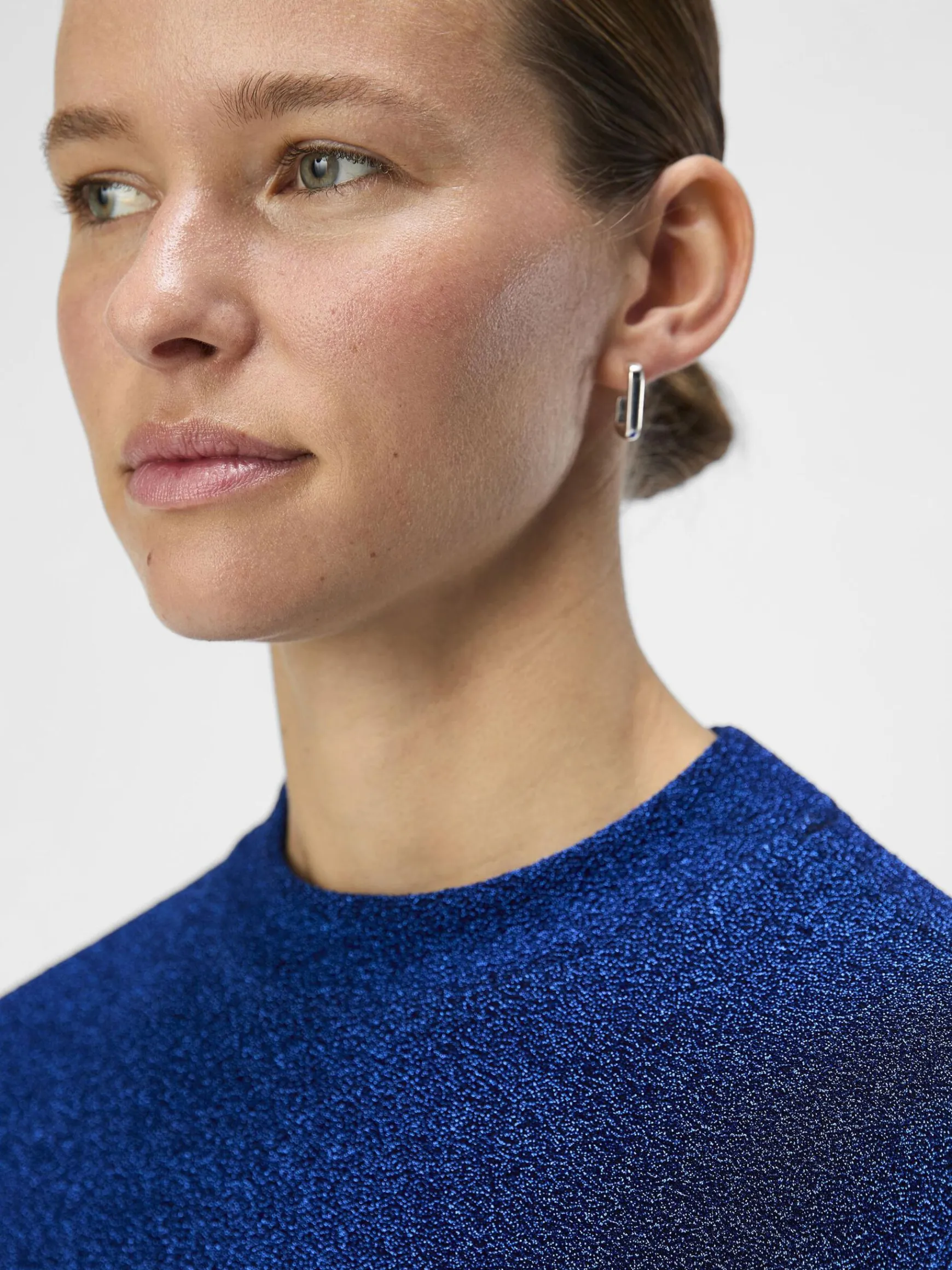 OBJECT Klänningar*GLITTRIG KORT KLÄNNING Lapis Blue
