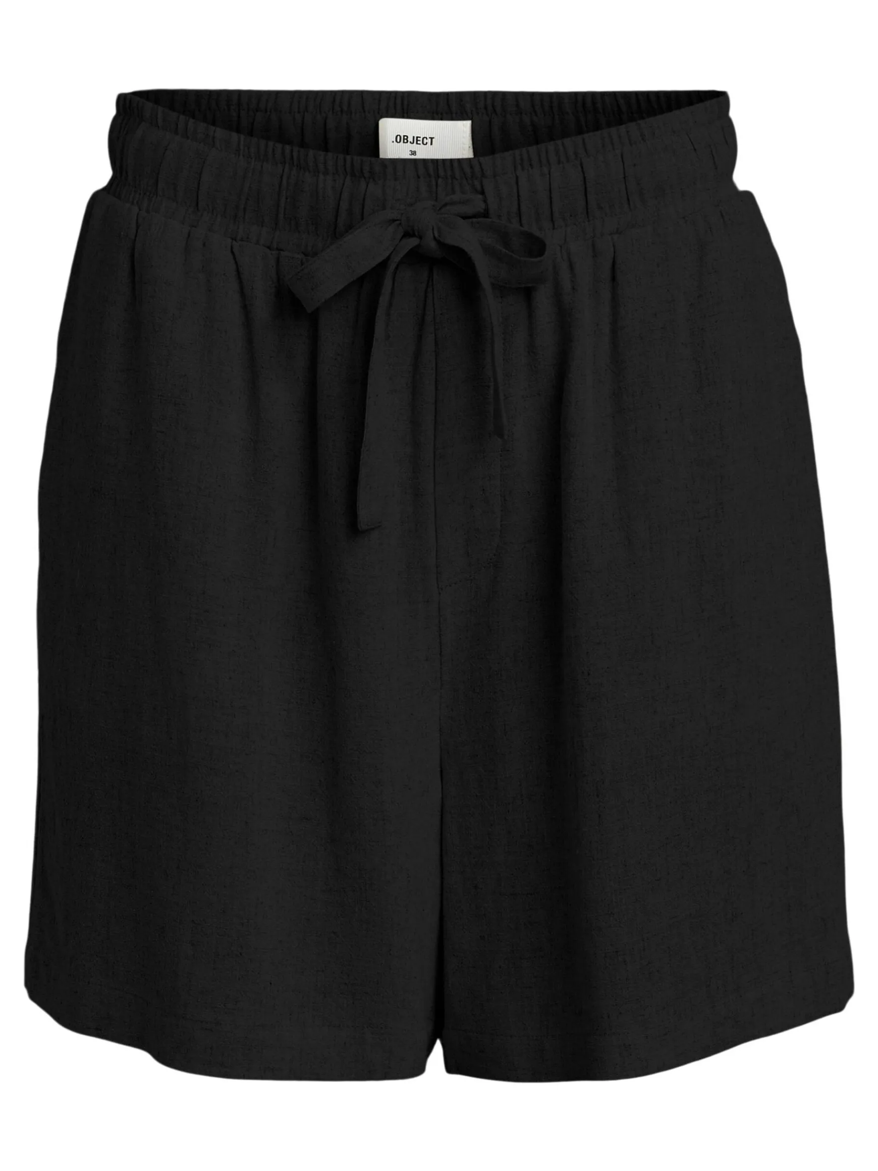 OBJECT Basic*HÖG MIDJA SHORTS Black