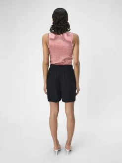 OBJECT Basic*HÖG MIDJA SHORTS Black