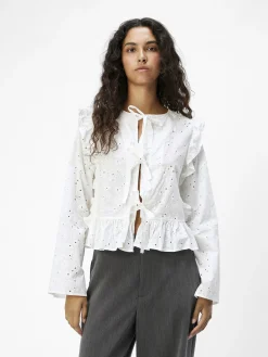 OBJECT Toppar*JACQUARD BLUS Cloud Dancer