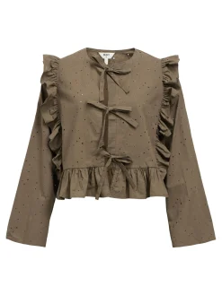 OBJECT Skjortor|Toppar*JACQUARD BLUS Morel