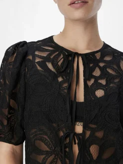 OBJECT Toppar*KNYTNING FRAM BLUS Black