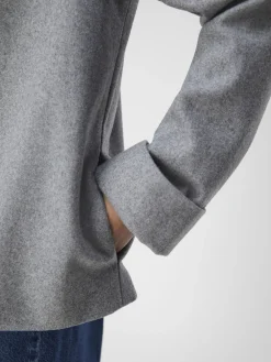 OBJECT Ytterkläder*KORT KAVAJ Light Grey Melange