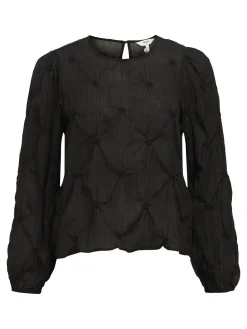 OBJECT Skjortor|Toppar*KRINKLAD TOPP Black
