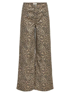 OBJECT Jeans|Byxor*LEOPARDMÖNSTRADE JEANS MED VIDA BEN Incense