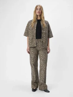 OBJECT Jeans|Byxor*LEOPARDMÖNSTRADE JEANS MED VIDA BEN Incense