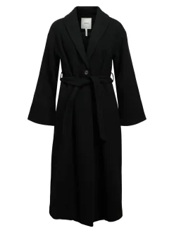 OBJECT Ytterkläder*LÅNG KAPPA Black