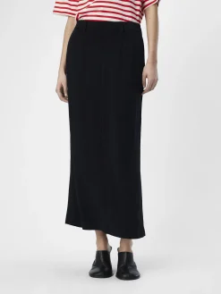 OBJECT Basic|Kjolar*LÅNG PENNKJOL Black