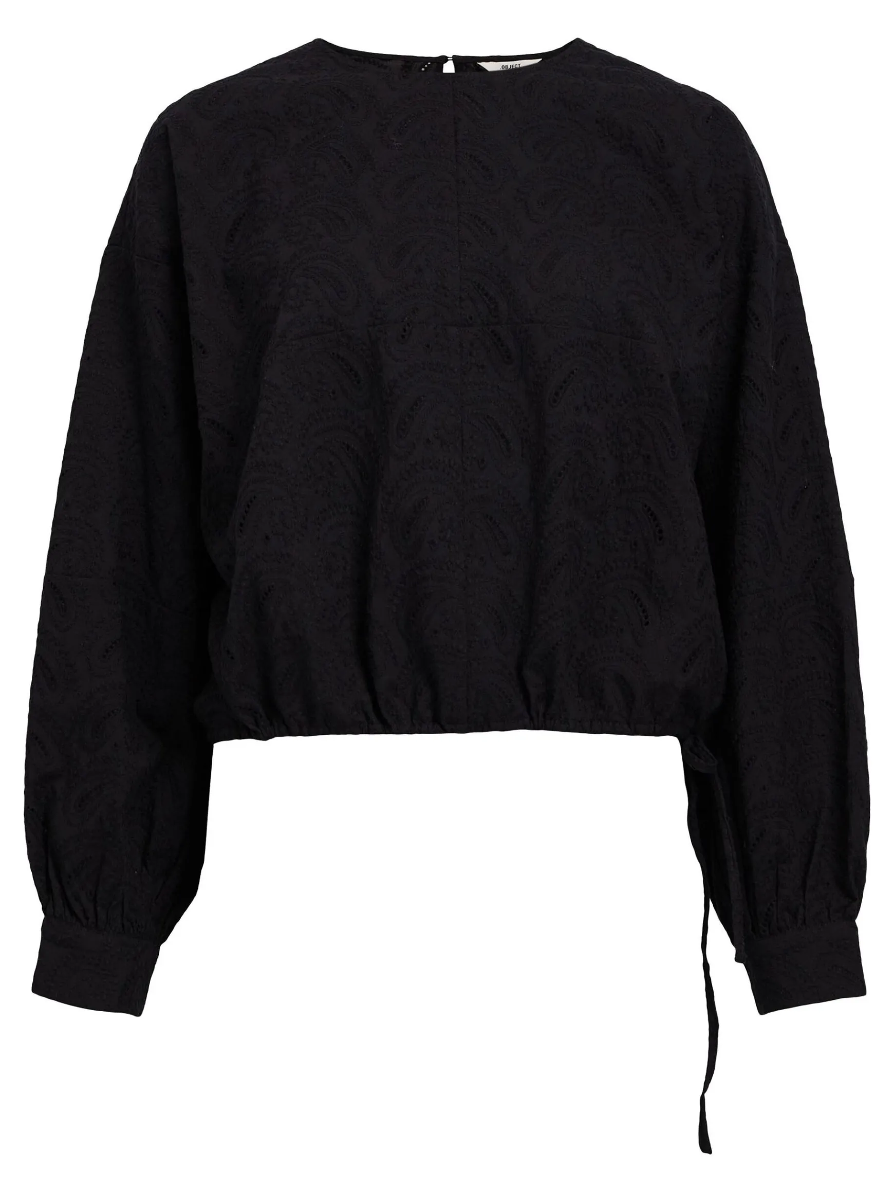 OBJECT Skjortor|Toppar*LÅNGÄRMAD BESKUREN TOPP Black
