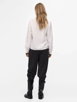 OBJECT Toppar*LÅNGÄRMAD BLUS Cloud Dancer