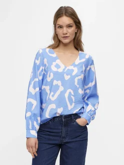 OBJECT Toppar*LÅNGÄRMAD BLUS Provence