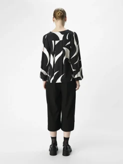OBJECT Toppar*LÅNGÄRMAD BLUS Black