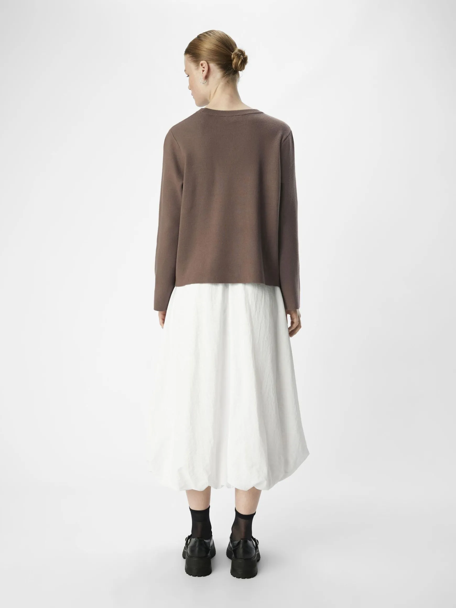OBJECT Stickat*LÅNGÄRMAD STICKAD TRÖJA Morel