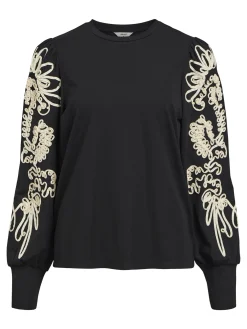 OBJECT Toppar*LÅNGÄRMAD TOPP Black
