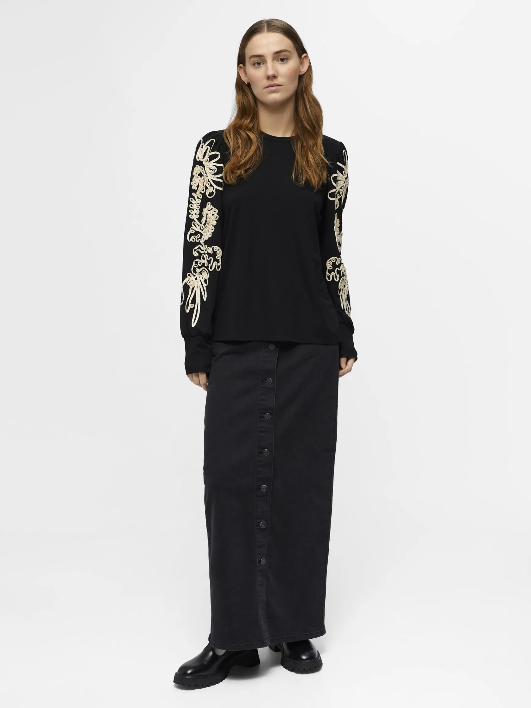 OBJECT Toppar*LÅNGÄRMAD TOPP Black
