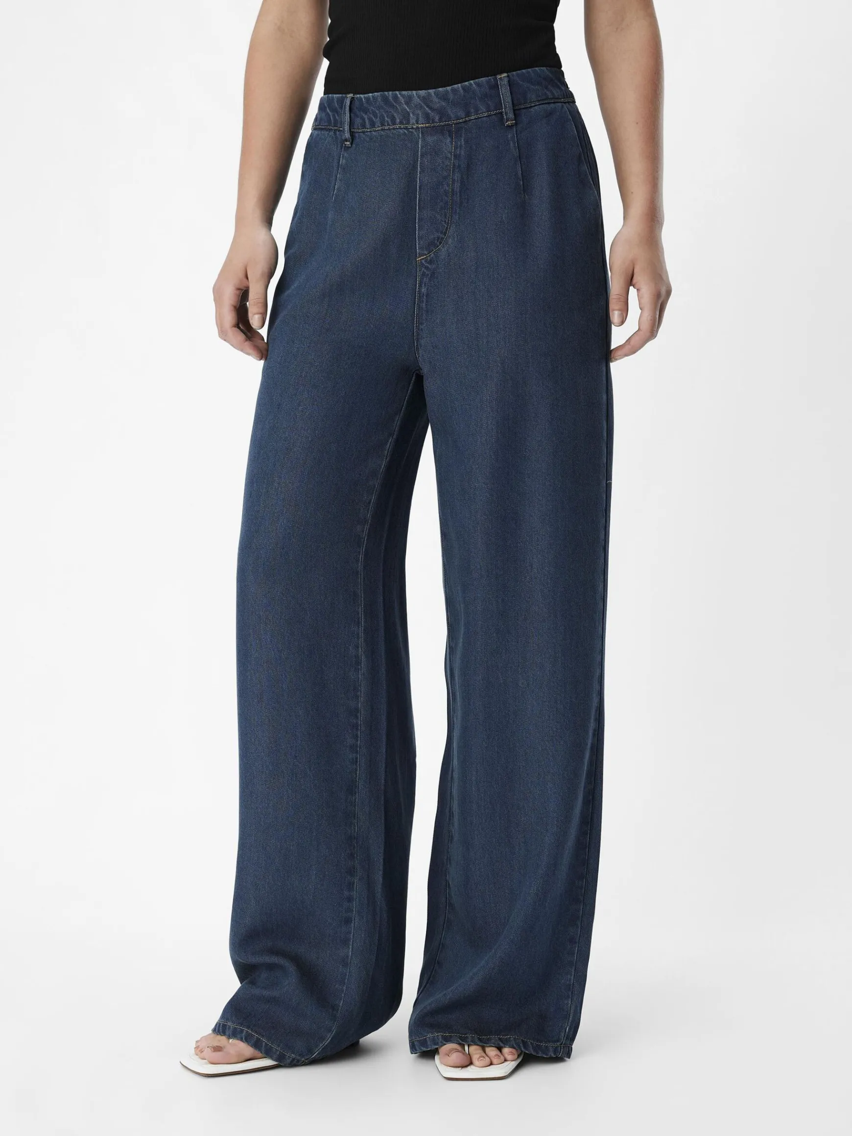 OBJECT Byxor*LÖS PASSFORM BYXOR Dark Blue Denim