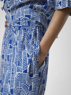 OBJECT Byxor*MED TRYCK BYXOR MED VIDA BEN Palace Blue