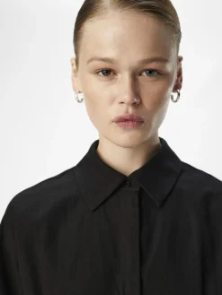 OBJECT Klänningar*MINILÄNGD SKJORTKLÄNNING Black