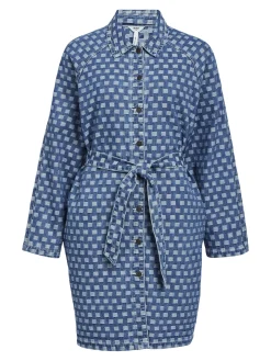 OBJECT Klänningar*MÖNSTRAD JEANSKLÄNNING Medium Blue Denim
