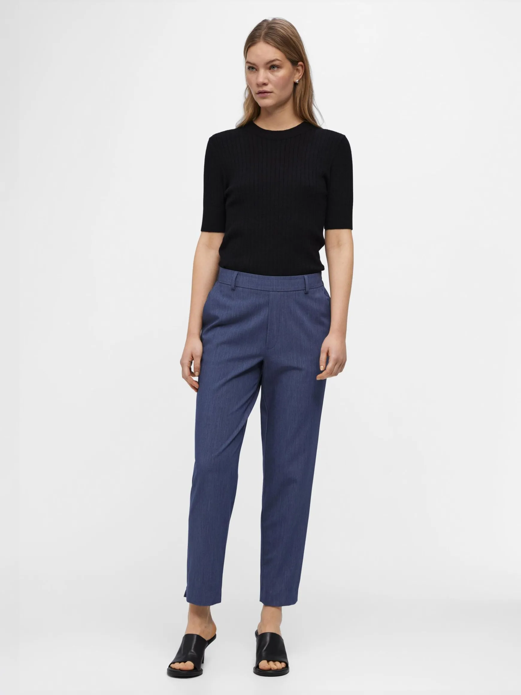 OBJECT Byxor*NORMAL MIDJA BYXOR Dark Denim