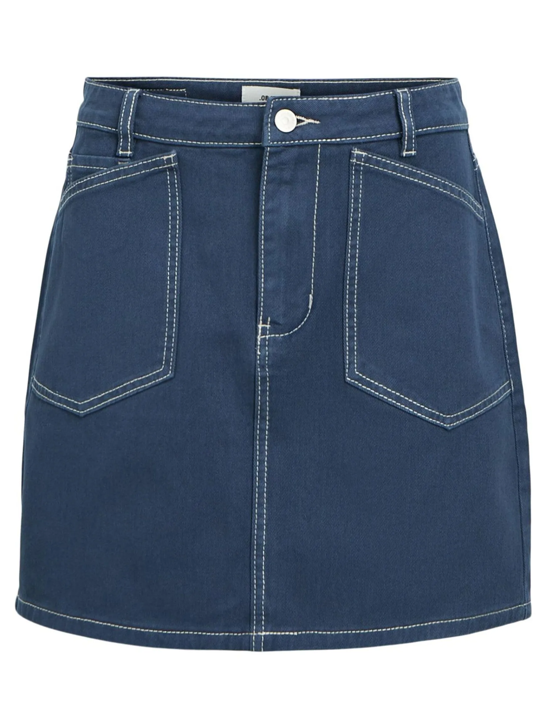 OBJECT Kjolar*NORMAL MIDJA MINIKJOL Dark Denim