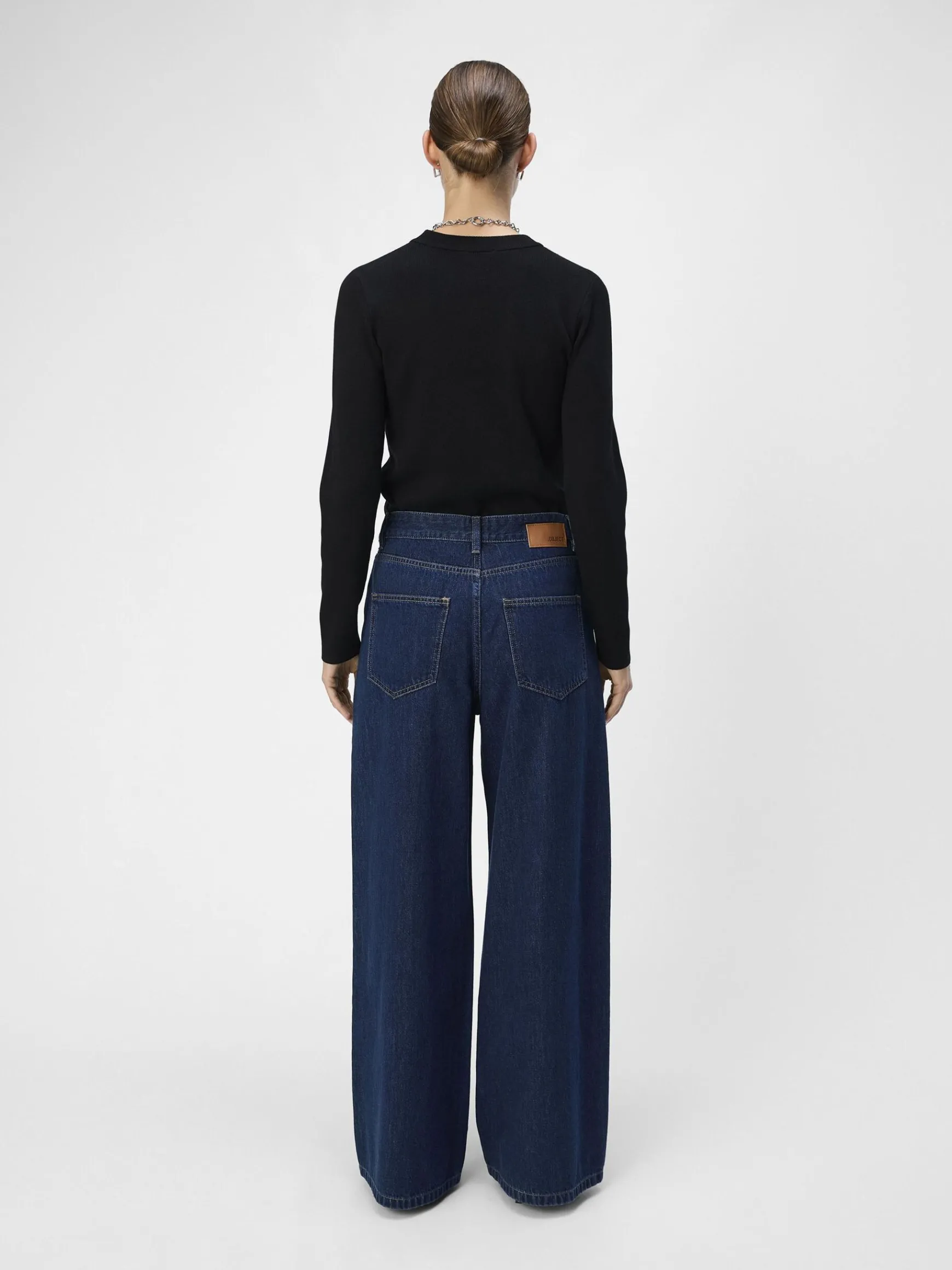 OBJECT Basic|Jeans*NORMALHÖGA JEANS MED VIDA BEN Dark Blue Denim