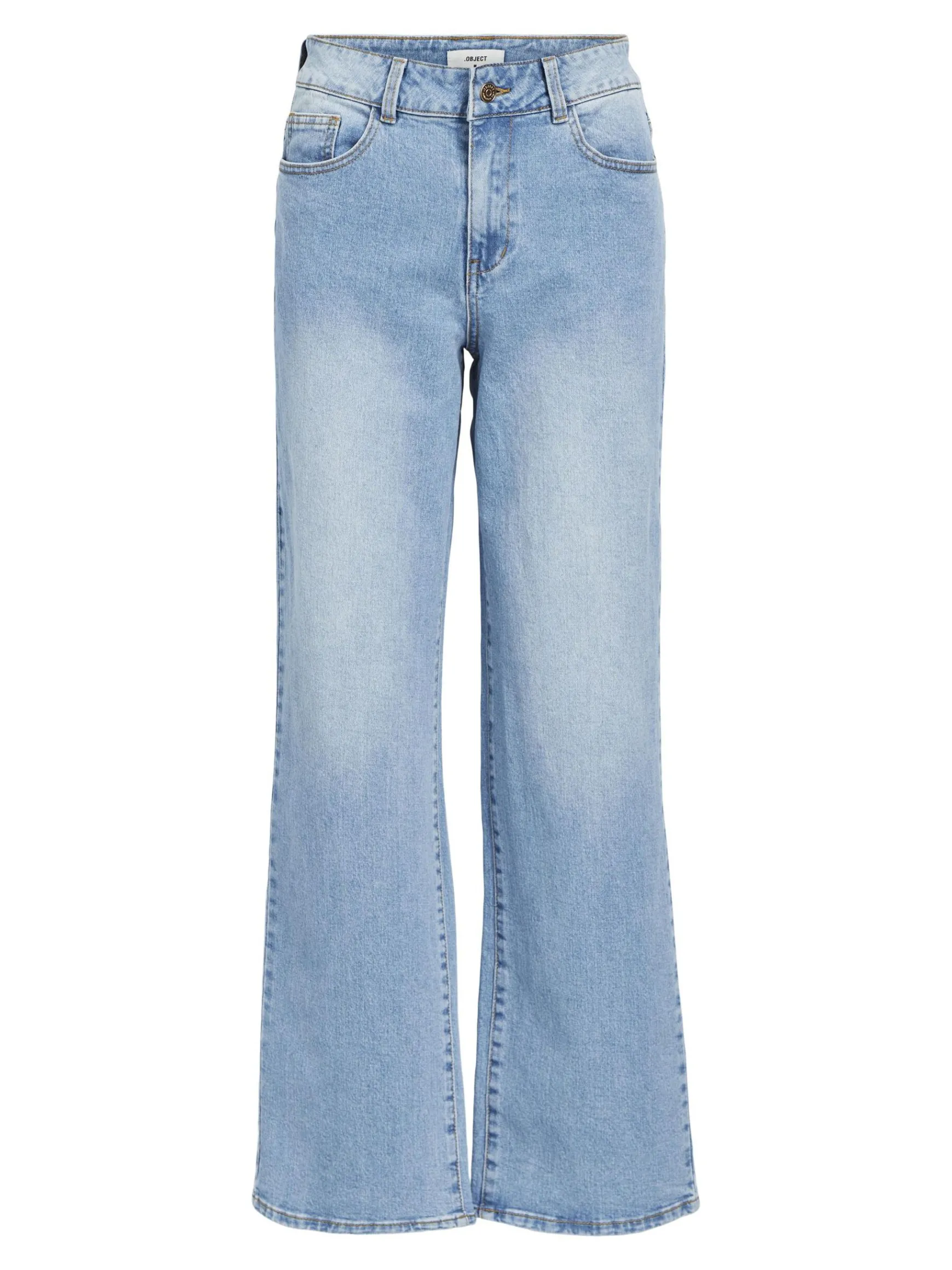 OBJECT Jeans|Byxor*NORMALHÖGA VIDA JEANS Light Blue Denim