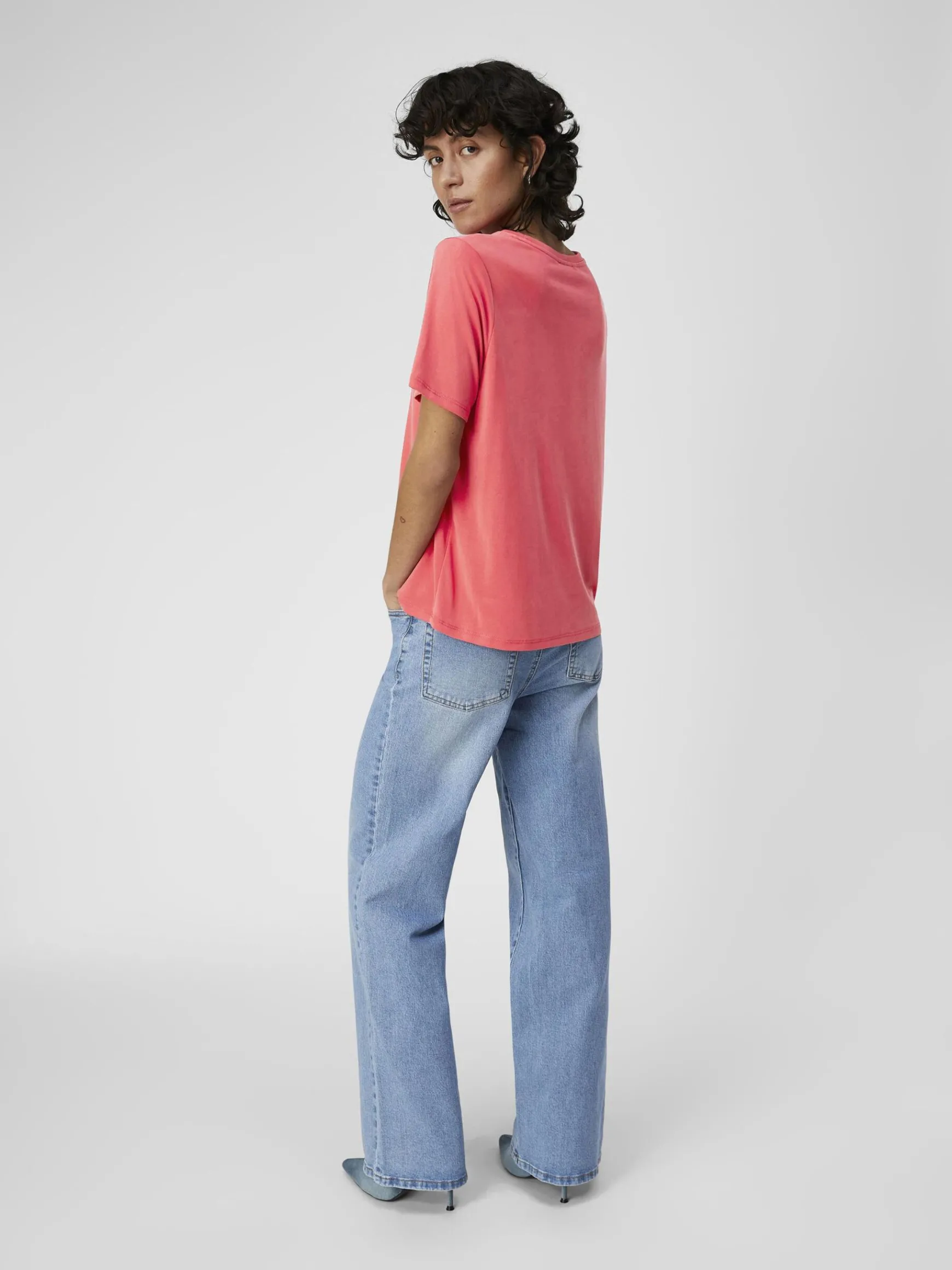 OBJECT Toppar*OBJANNIE T-SHIRT Paradise Pink