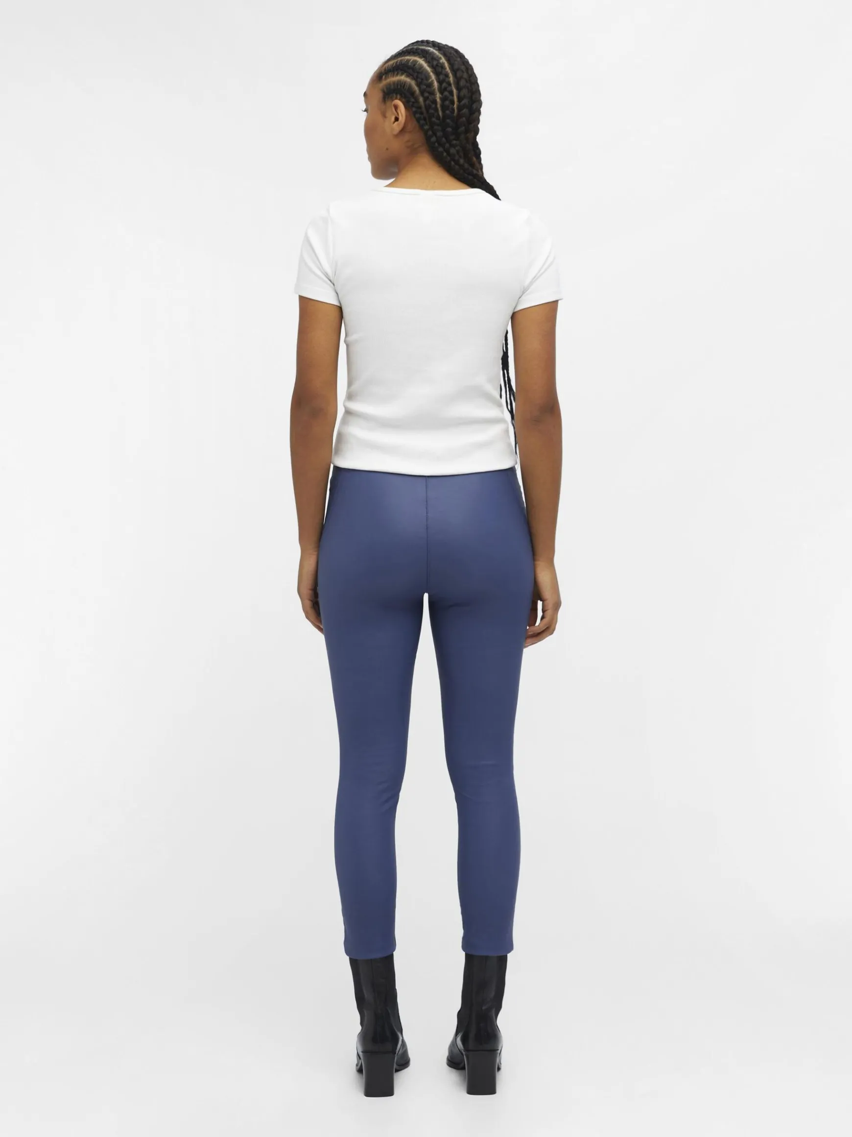 OBJECT Byxor*OBJBELLE LEGGINGS Blue Indigo