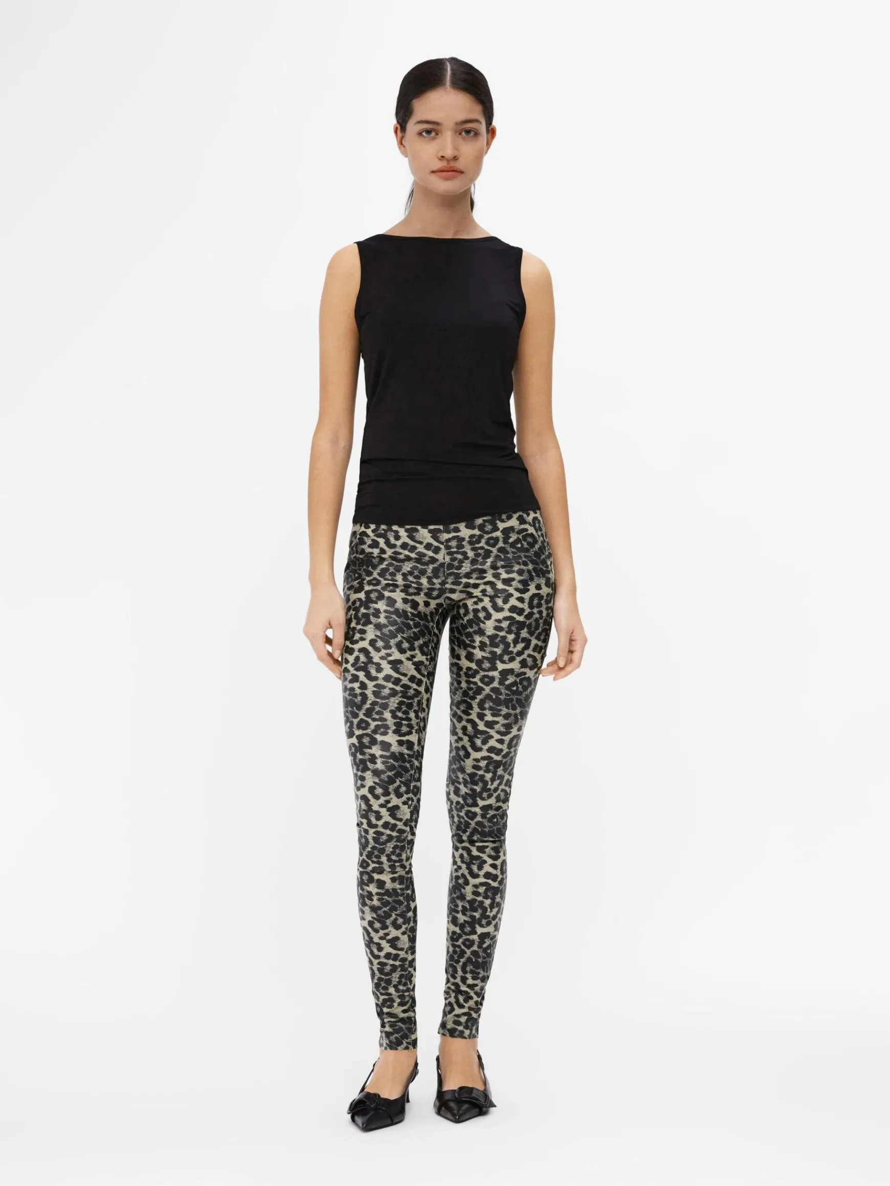 OBJECT Byxor*OBJBELLE LEGGINGS Humus