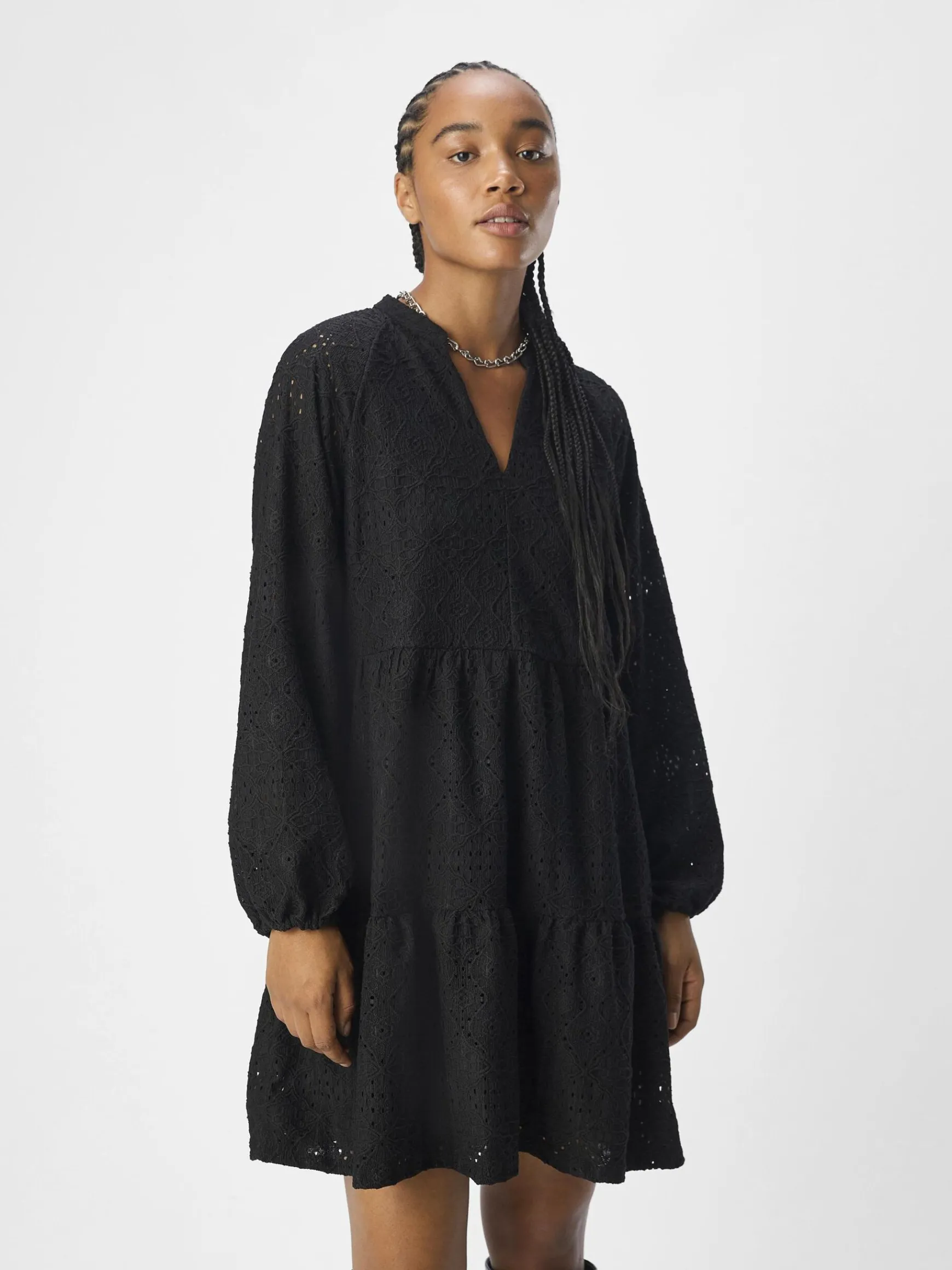 OBJECT Klänningar*OBJFEODORA KORT KLÄNNING Black
