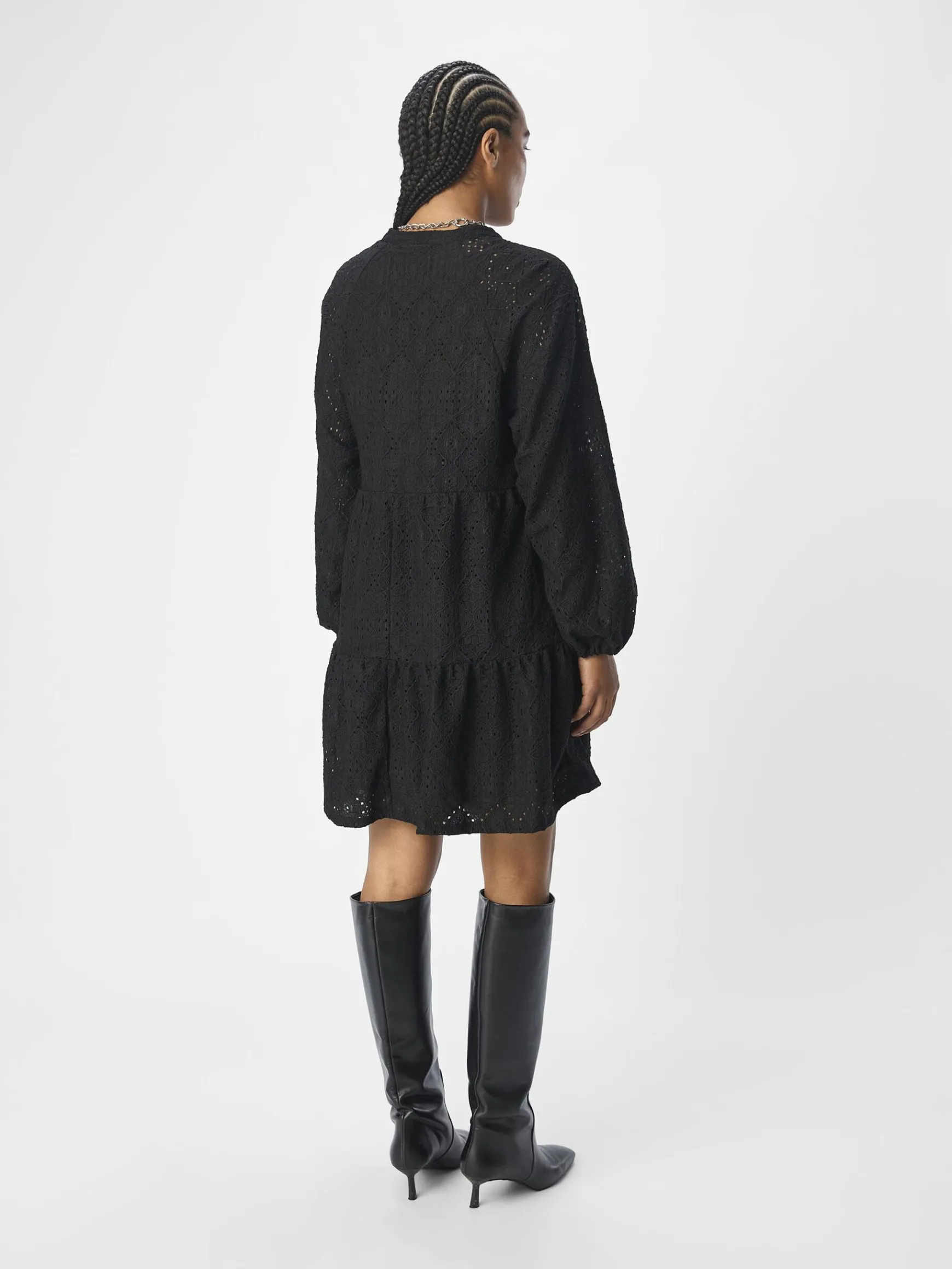 OBJECT Klänningar*OBJFEODORA KORT KLÄNNING Black