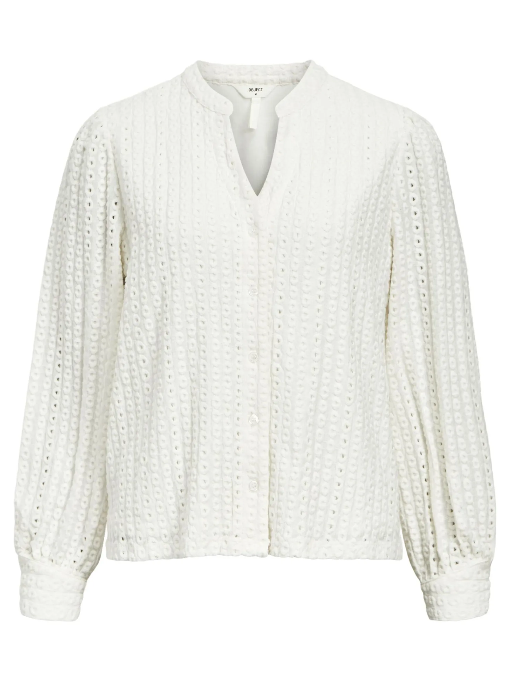 OBJECT Skjortor|Toppar*OBJFEODORA LÅNGÄRMAD SKJORTA White