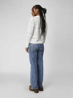 OBJECT Skjortor|Toppar*OBJFEODORA TOPP Cloud Dancer
