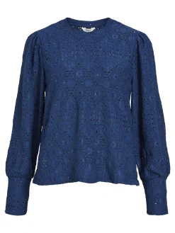 OBJECT Skjortor|Toppar*OBJFEODORA TOPP Estate Blue