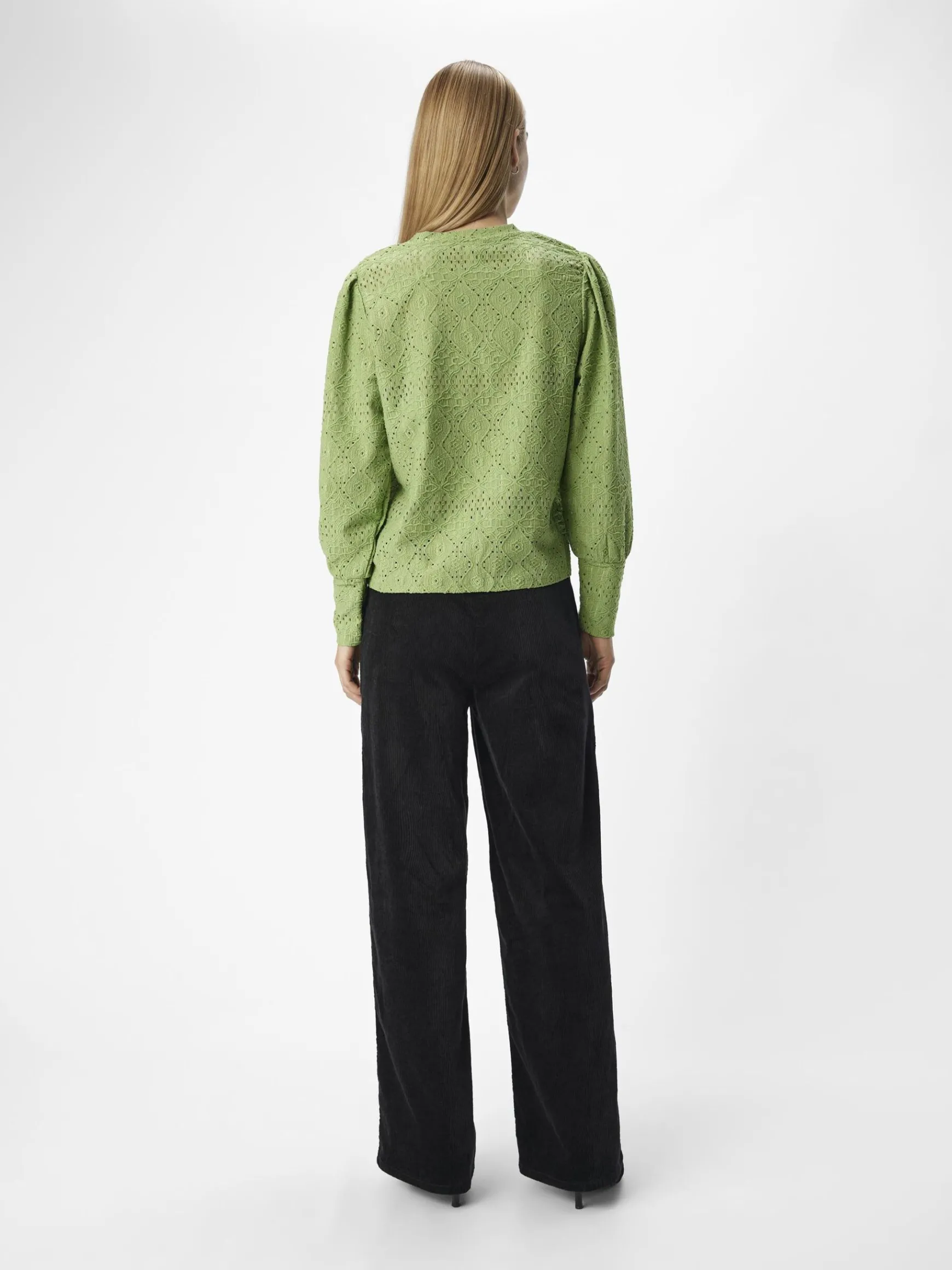 OBJECT Skjortor|Toppar*OBJFEODORA TOPP Meadow Green